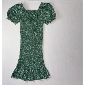 Green Floral Shein Curve Dress